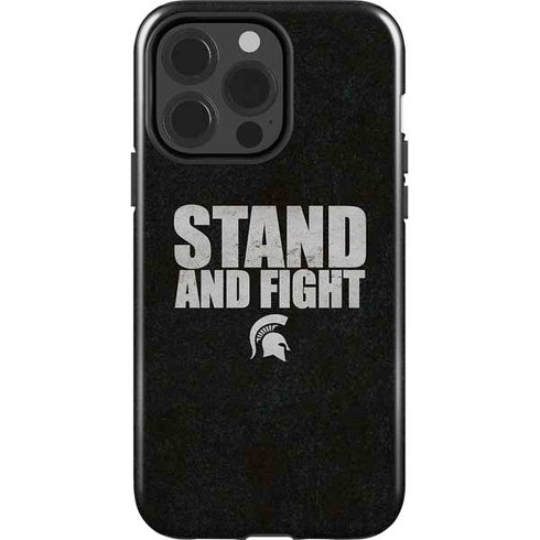 Michigan State University Stand and Fight iPhone 15 Pro Impact Case